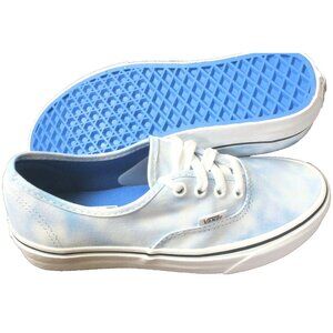Vans Women's Authentic Tie Dye Palace Blue White Canvas casual Shoes Size 6 NIB